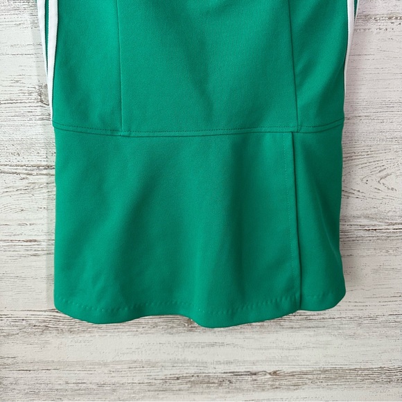 VINTAGE 70s 80s Skirted Side Stripe Swimsuit Made in USA - Picture 5 of 14